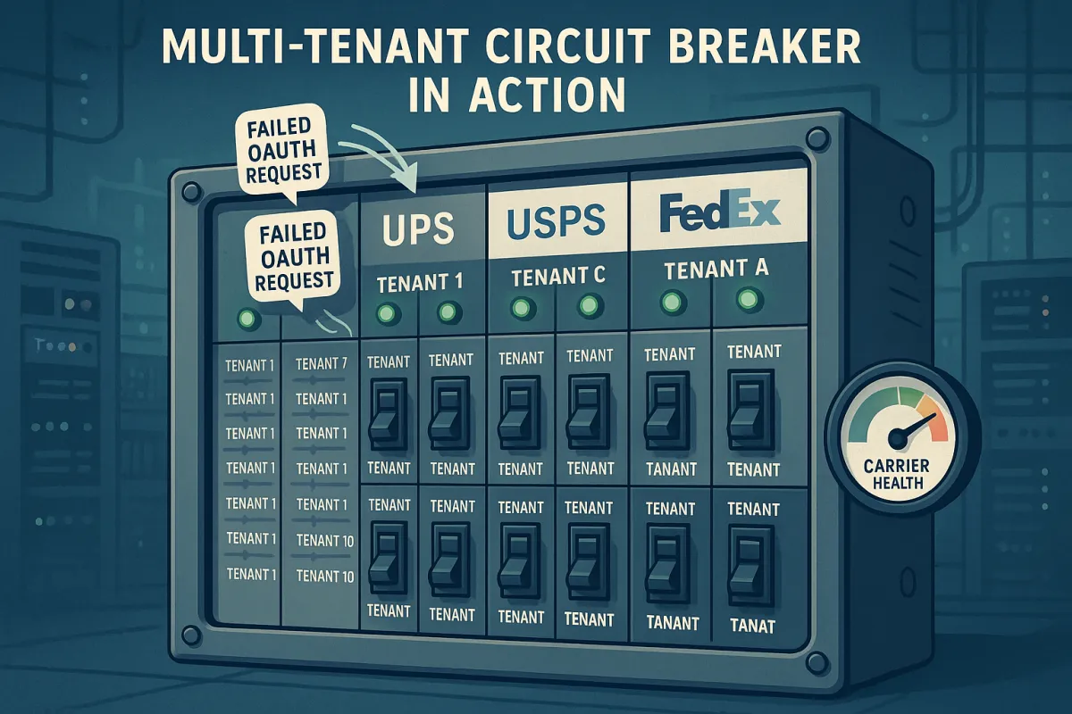 Multi-Tenant Circuit Breaker Patterns for Carrier Integration: Preventing OAuth Authentication Cascades During the 2026 API Migration Wave