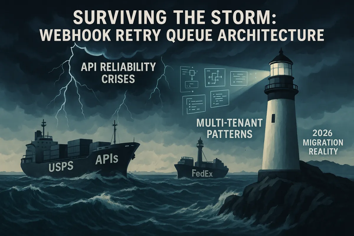 Webhook Retry Queue Architecture for the 2026 Carrier Migration Wave: Multi-Tenant Patterns That Survive API Reliability Crises