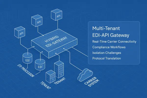 Multi-Tenant Hybrid EDI-API Gateway Architecture: Preserving Tenant Isolation While Supporting Real-Time Carrier Connectivity and Compliance Workflows