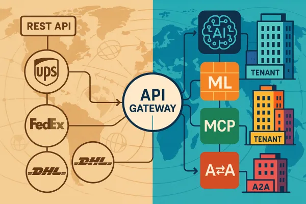 API Gateway Evolution for Multi-Tenant Carrier Integration: Designing Request Routing That Scales from REST APIs to AI-Driven Shipping Workflows