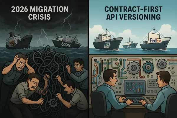 Contract-First API Versioning for Carrier Integration: Architecture Patterns That Prevent Breaking Changes During the 2026 Migration Crisis